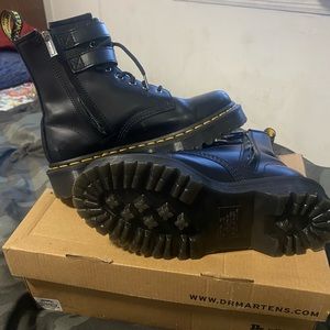 Doc martens zip up boots